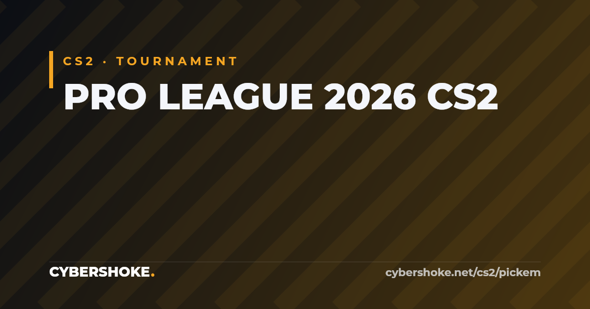 Pro League 2026 CS2: teams, format and match predictions