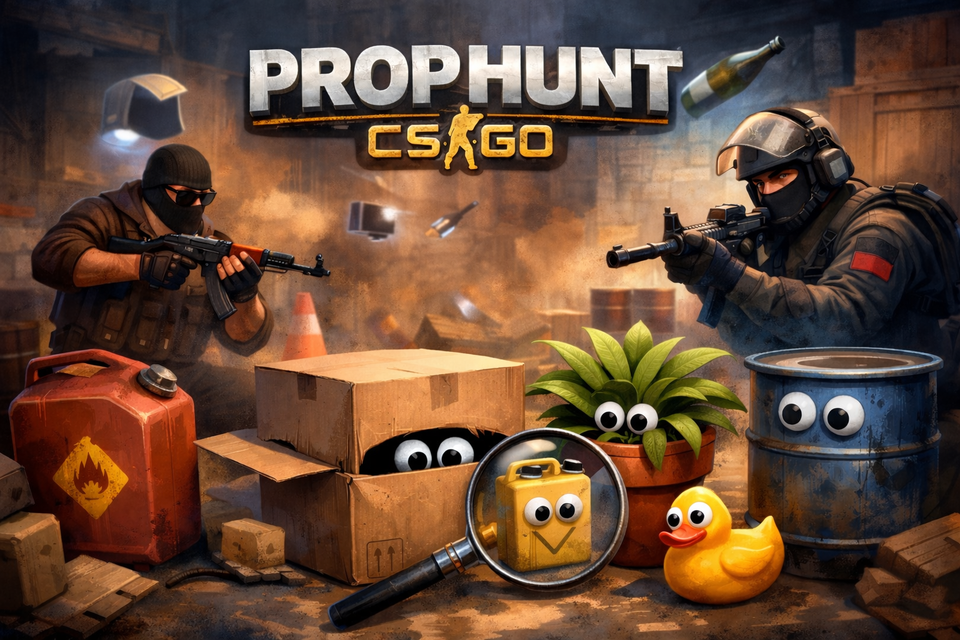 Что такое режим PropHunt CSGO — лучшие серверы для Prop Hunt в КСГО
